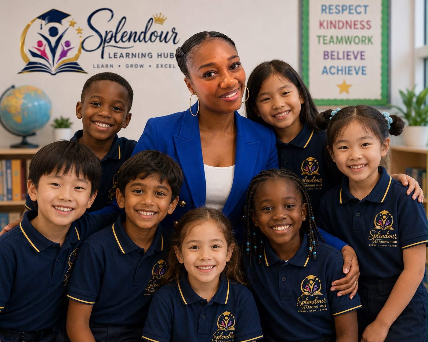 Splendour pupils and founder